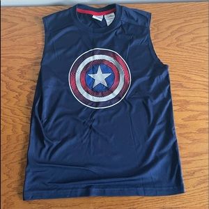Captain America Boys Tank Top